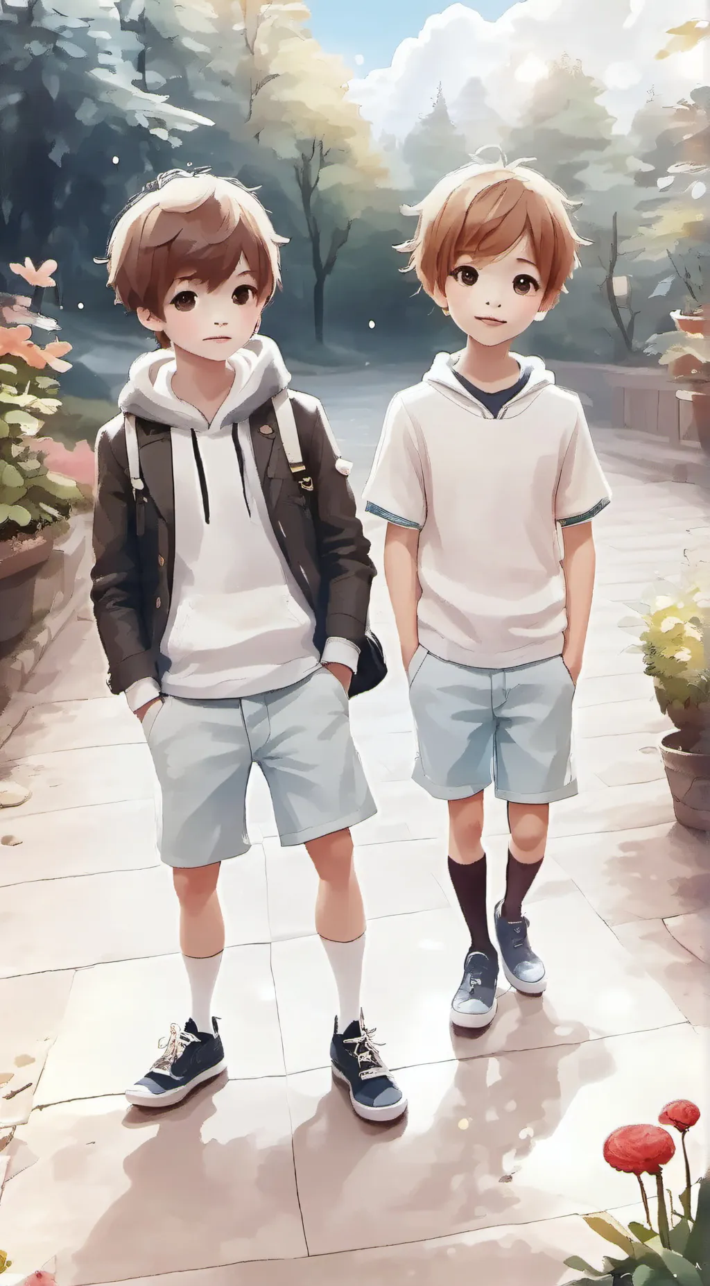 ai character: ✨️zach and issac✨️ background