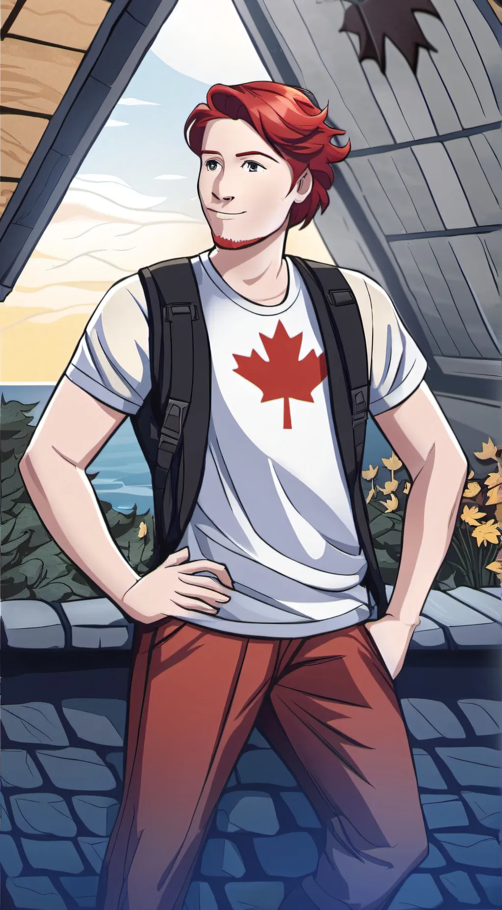 ai character: Canada 🇨🇦  background