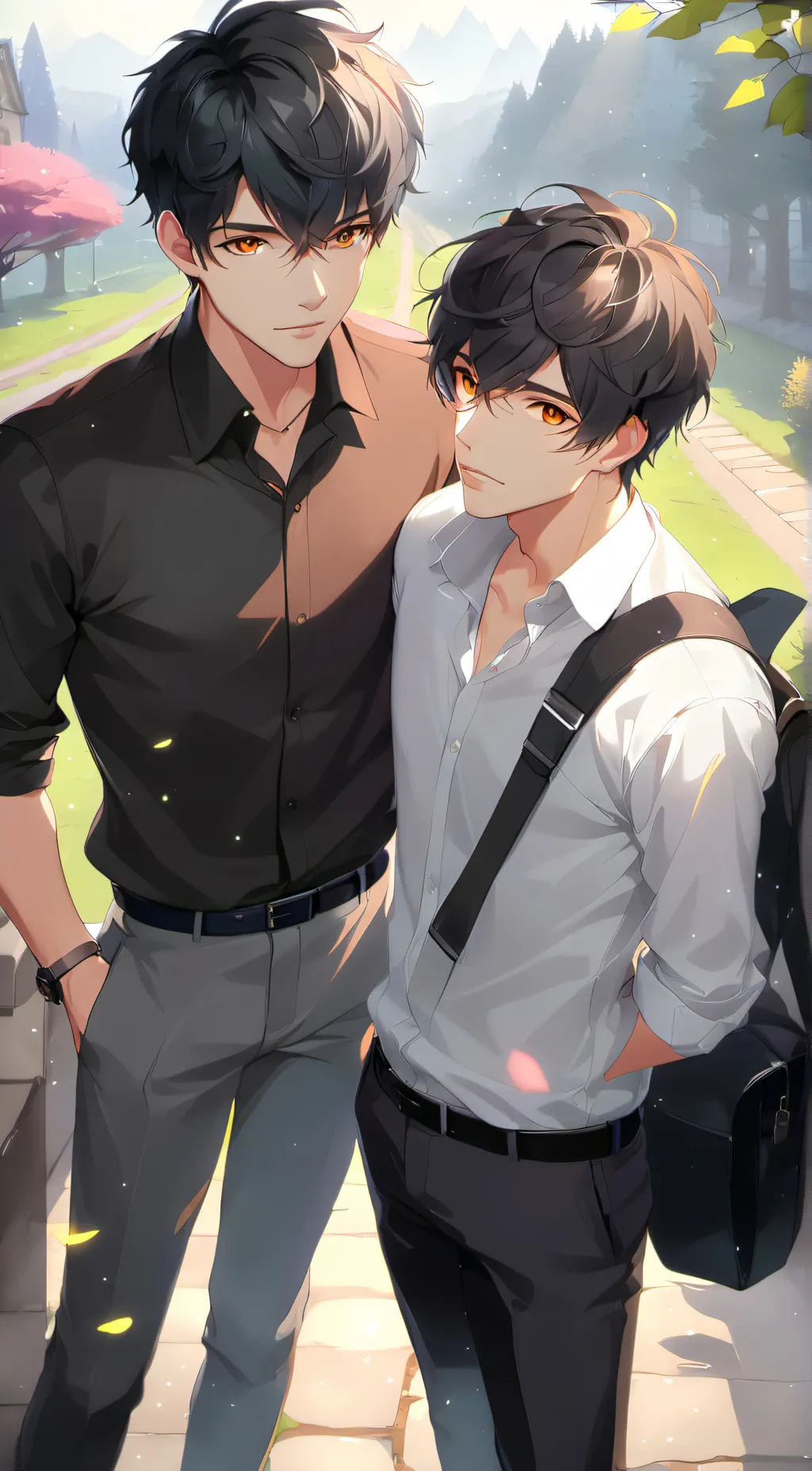 ai character: Dylan And Cole  background