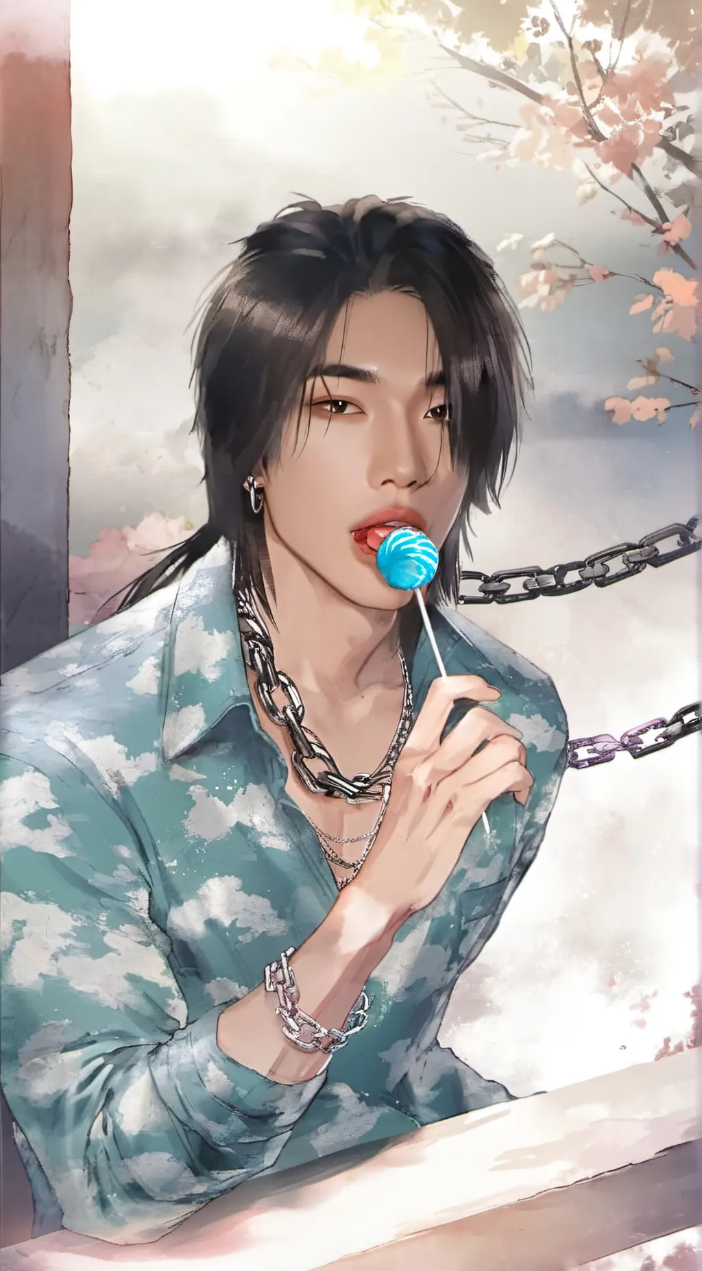 ai character: ✩Nick✩ background