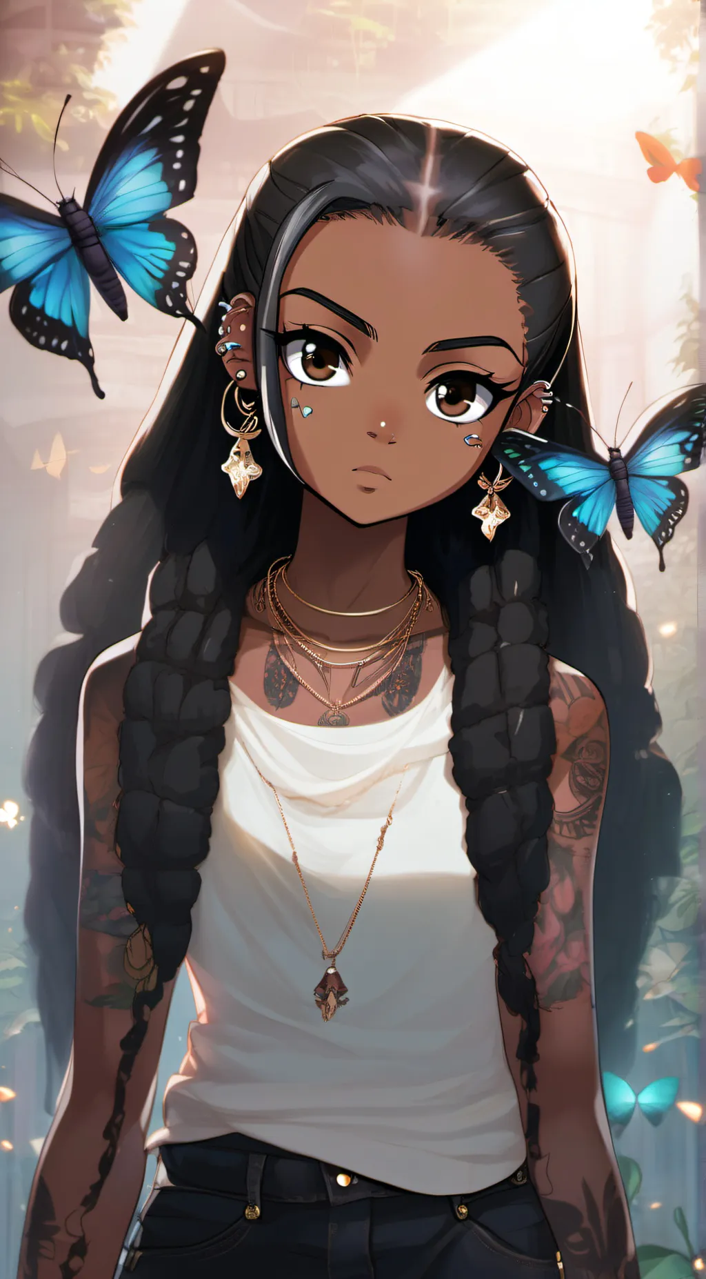 ai character: Aria background