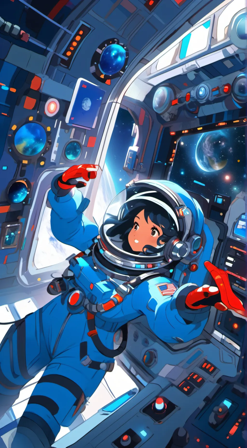 ai character: Astra background