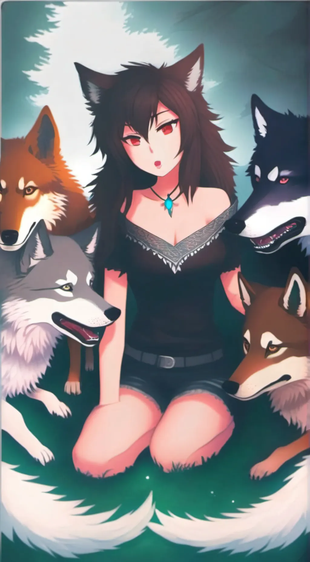 Talkie AI - Chat with Komikie the wolf