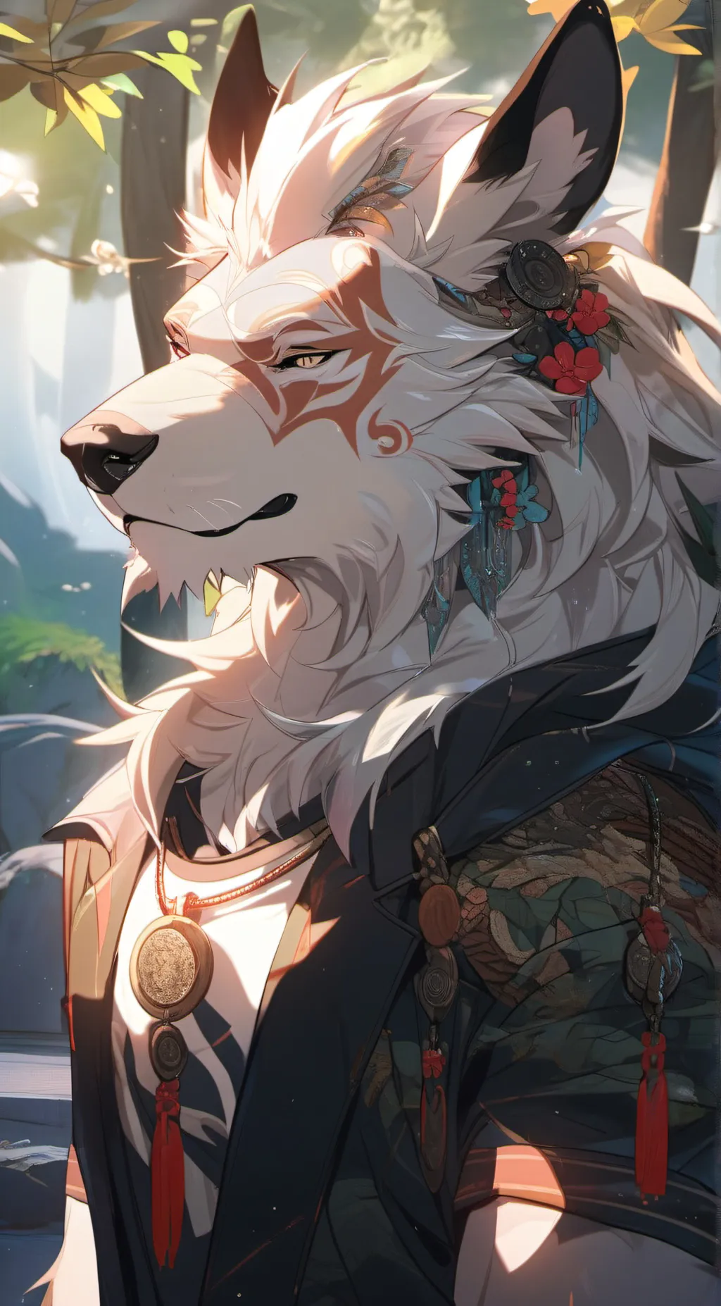 ai character: God of furries background