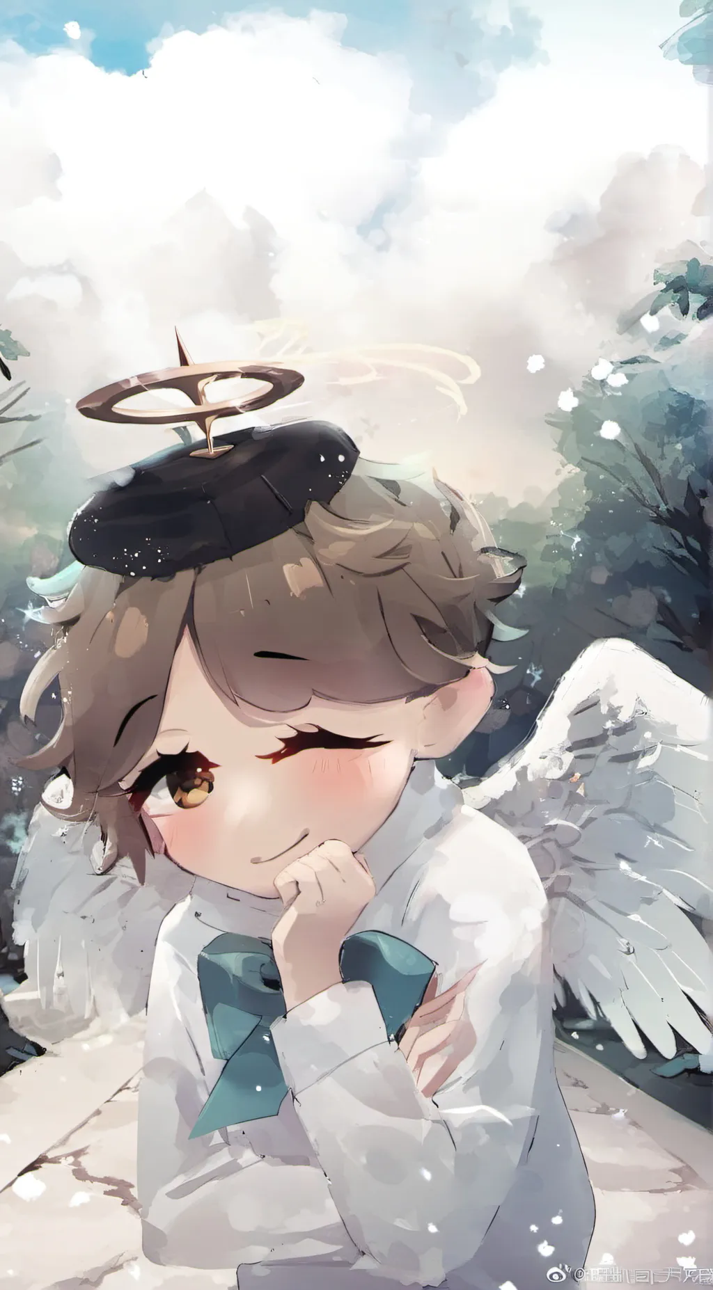 ai character: angel bf background