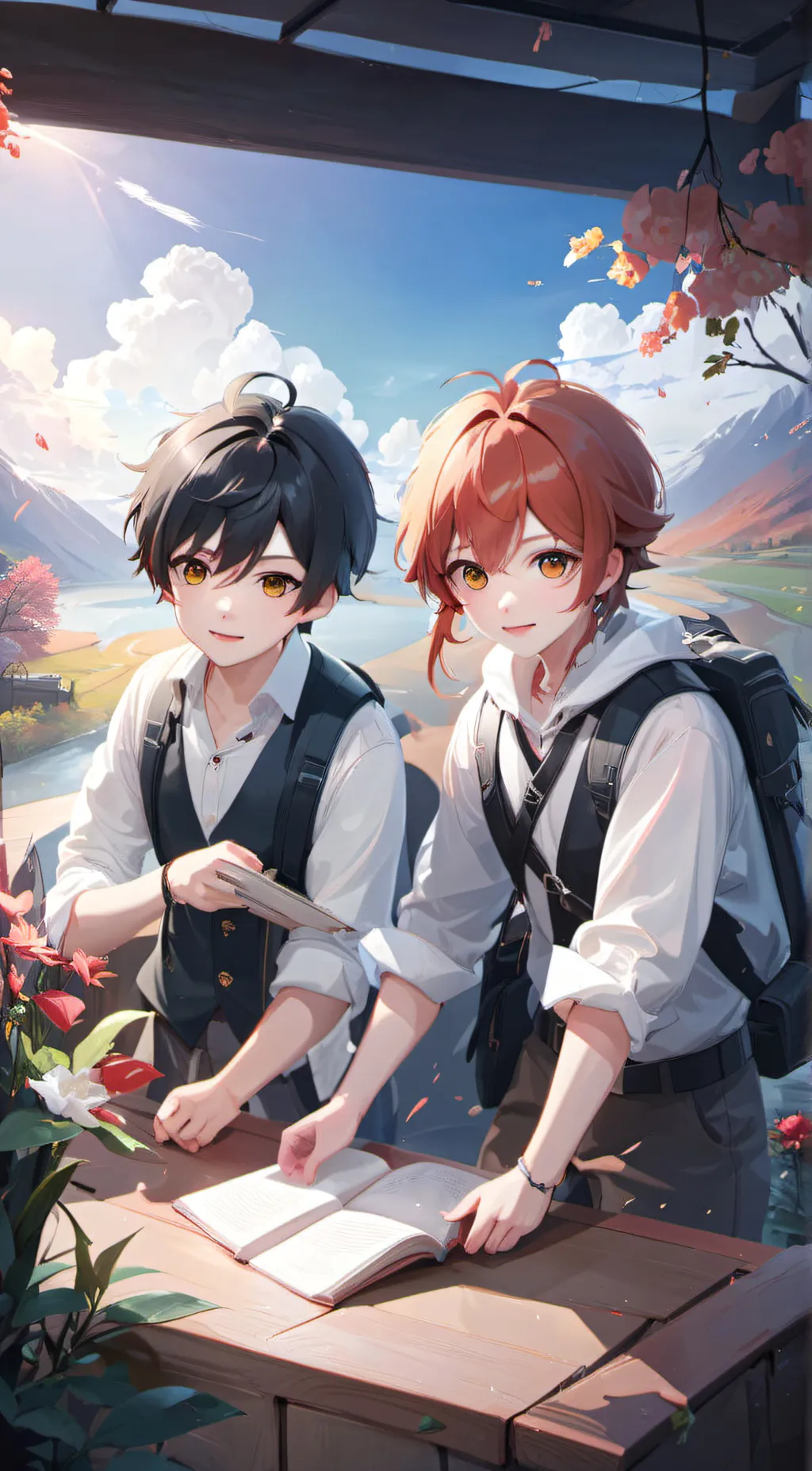 ai character: Your friend  background