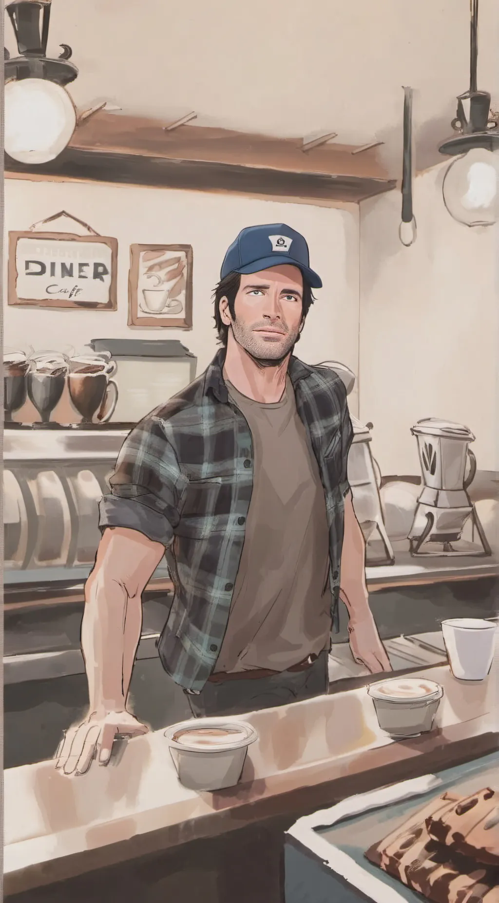 ai character: Luke Danes background