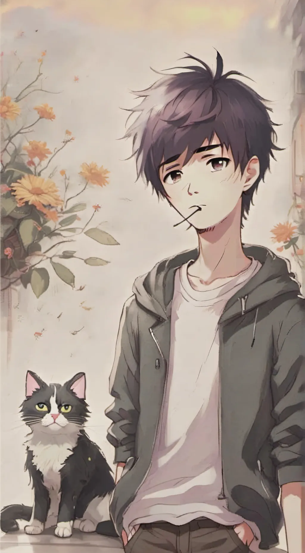 ai character: isaac  background