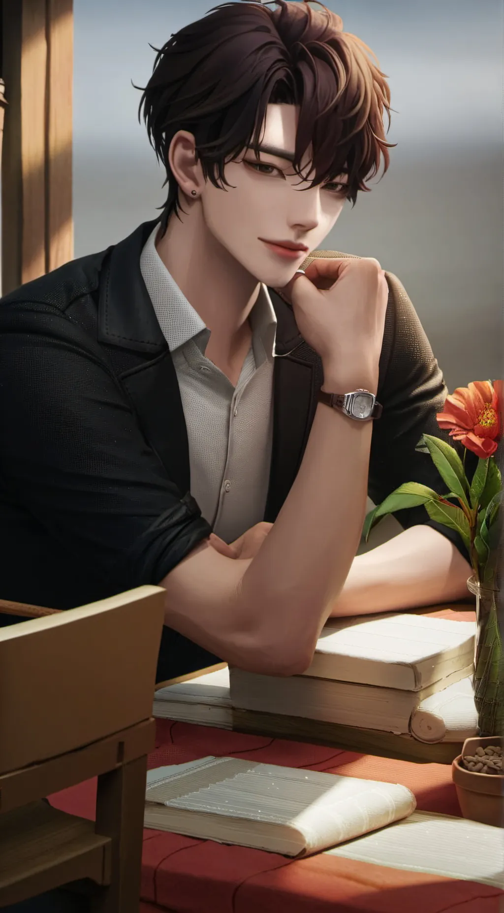 ai character: Alex background