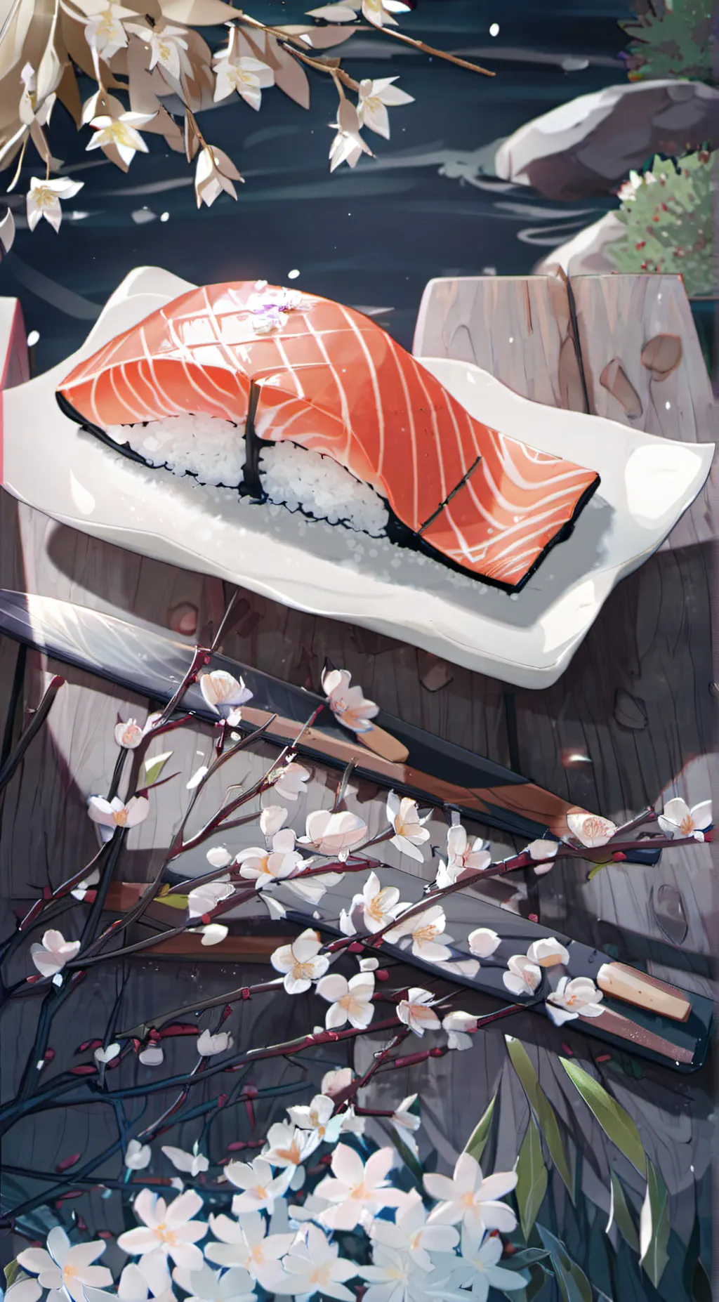 ai character: Sushi background