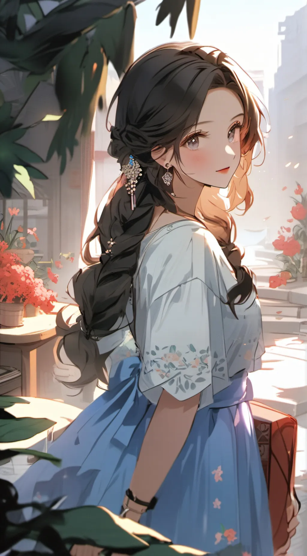ai character: Lily background