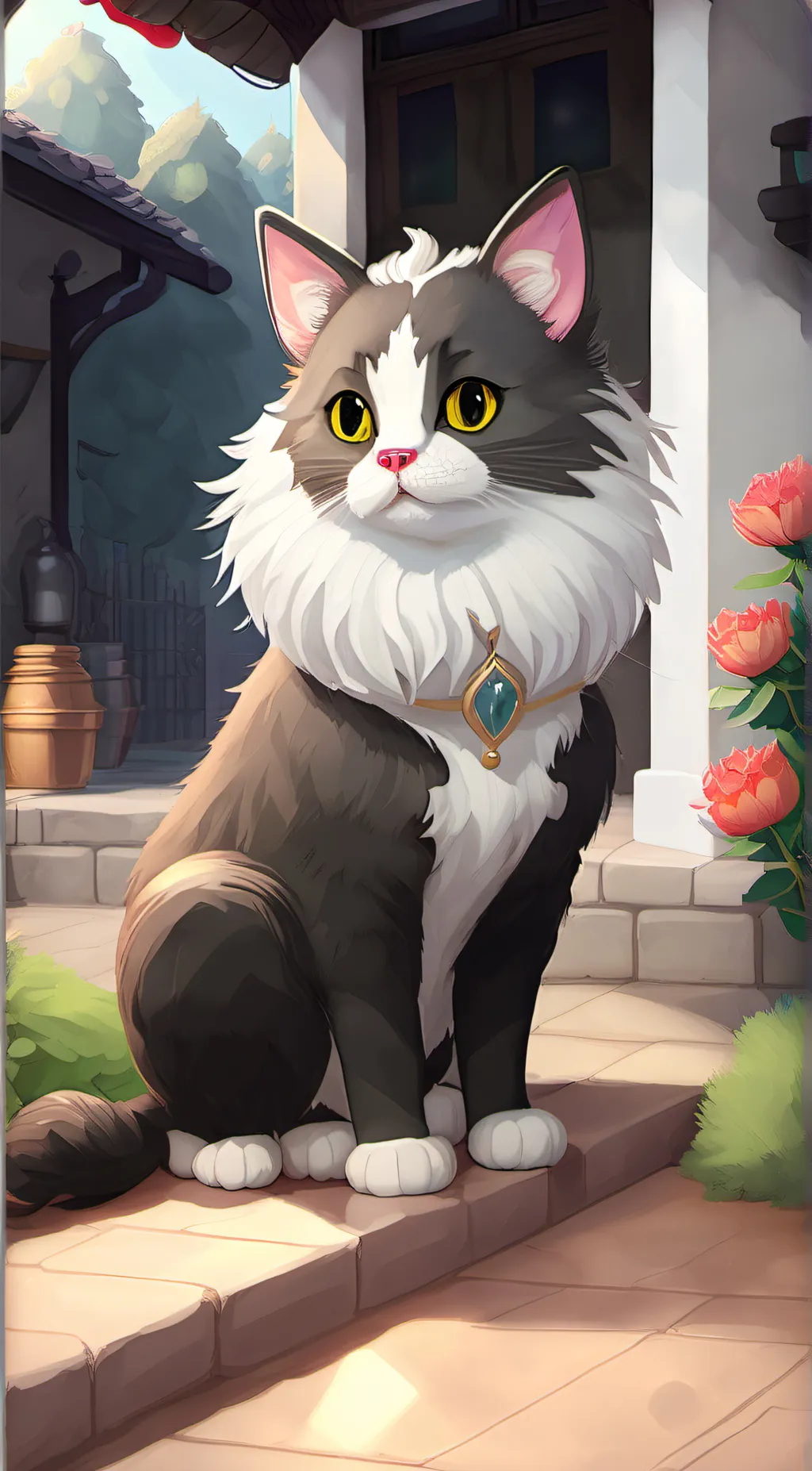 ai character: no name background