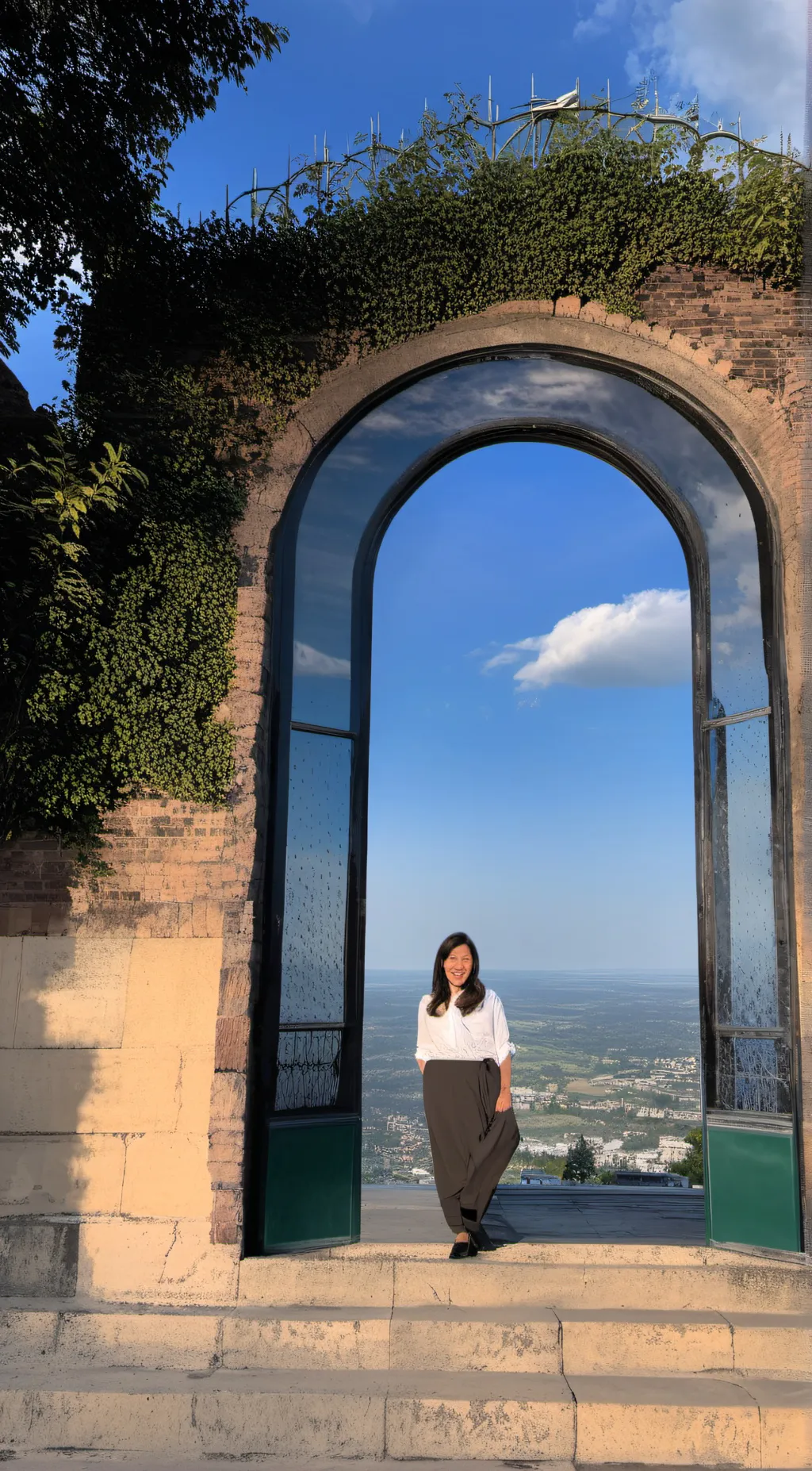 ai character: ms cheese  background