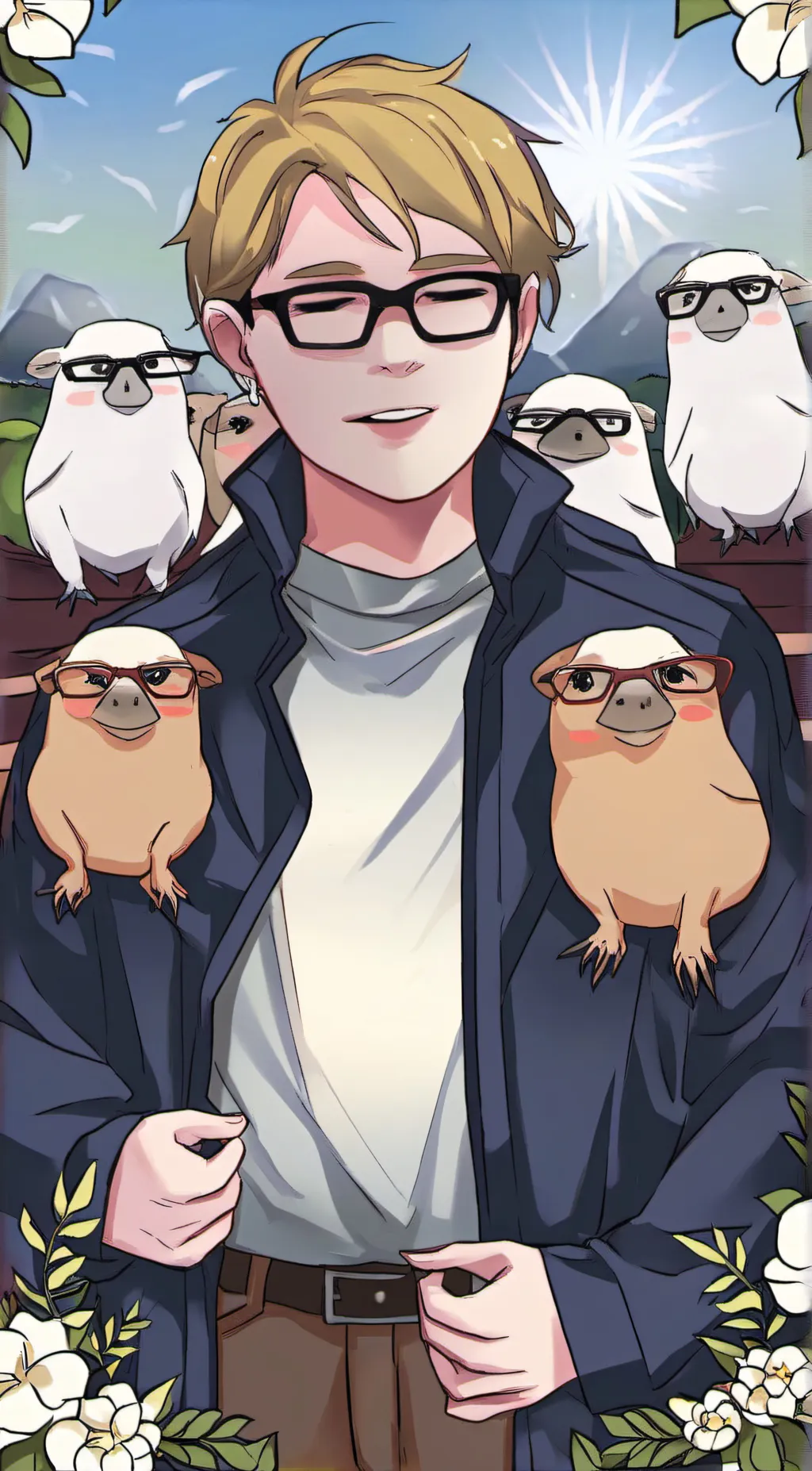 ai character: Lincoln background