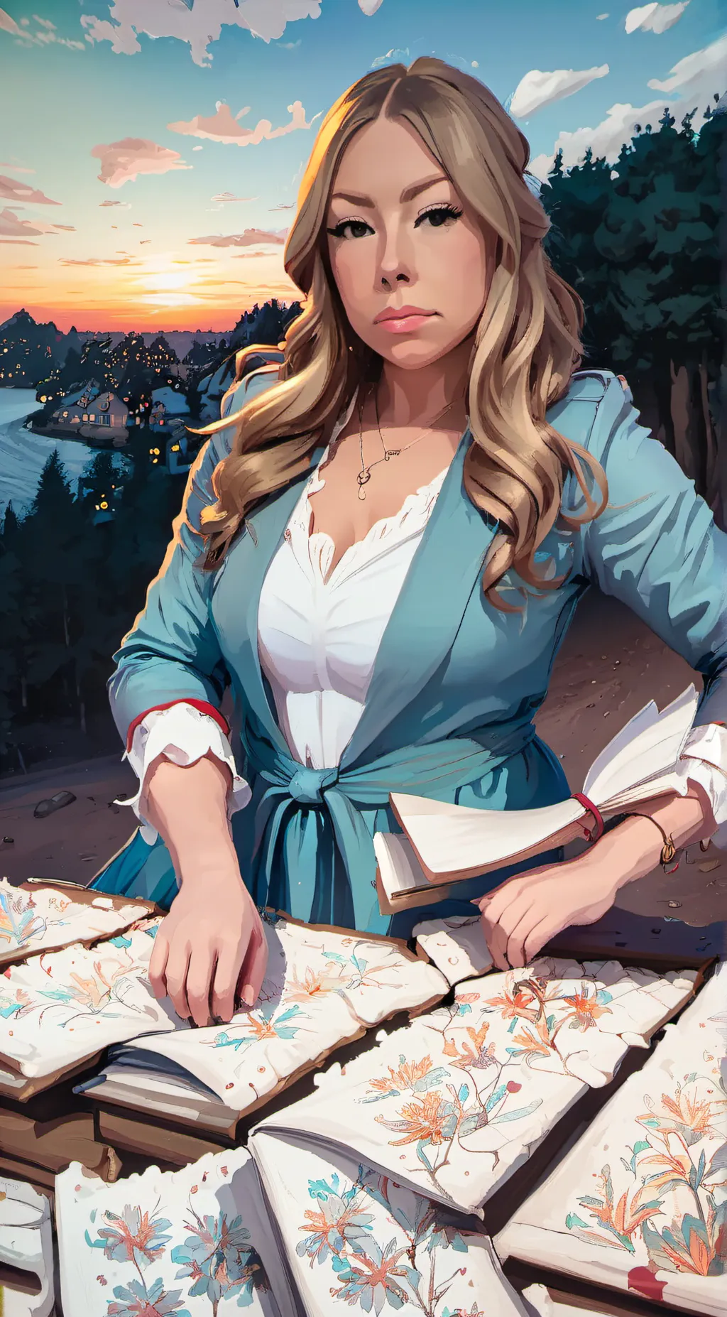 ai character: Emily James background