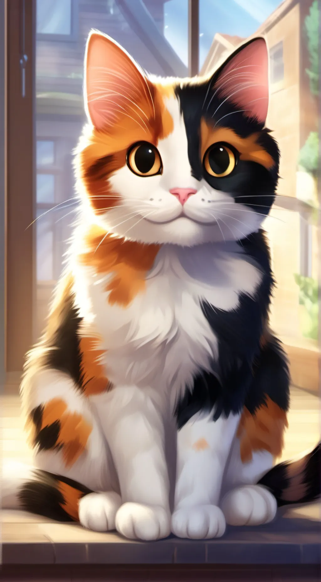 ai character: Miko background