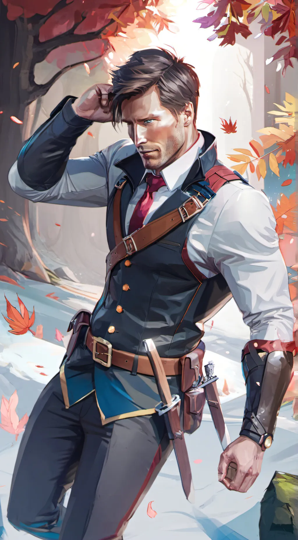 ai character: Booker  background