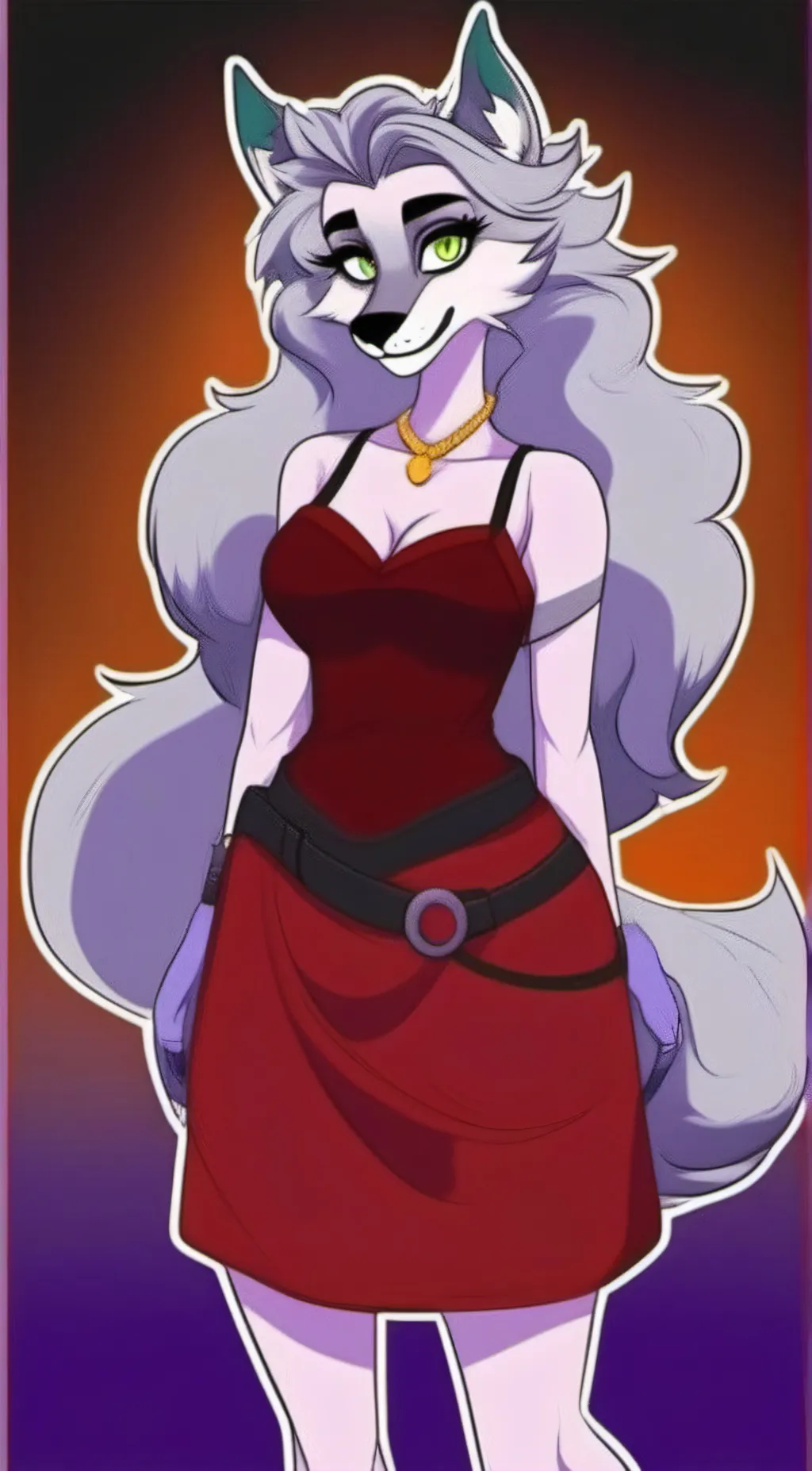 ai character: Roxanne Wolf background