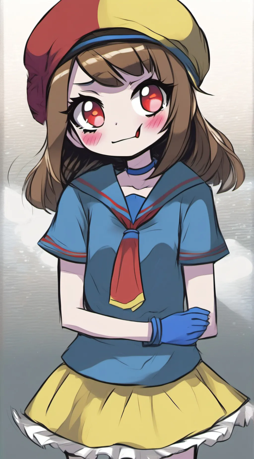 ai character: pomni  background