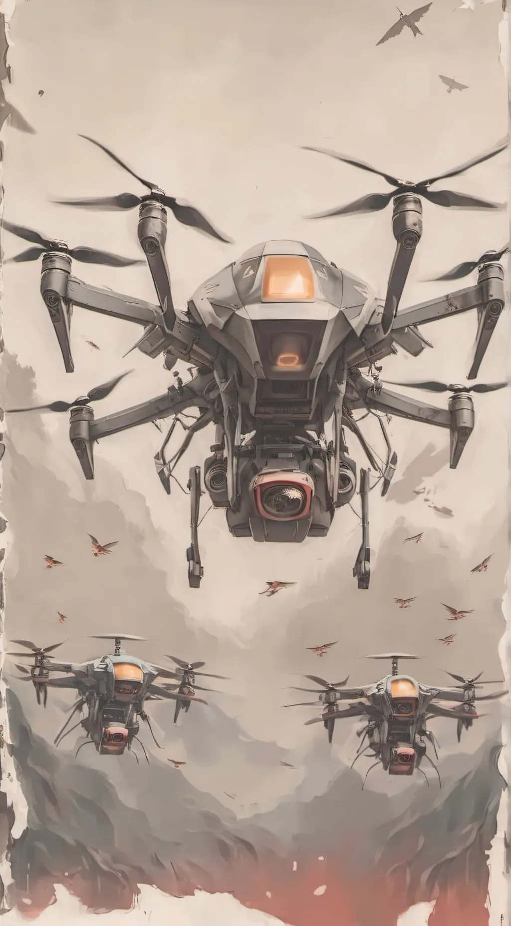 ai character: murder drones  background