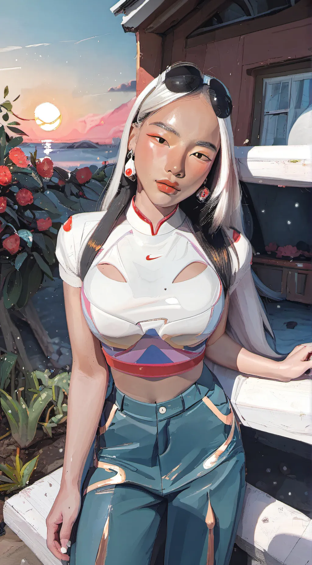 ai character: lilly Blake  background