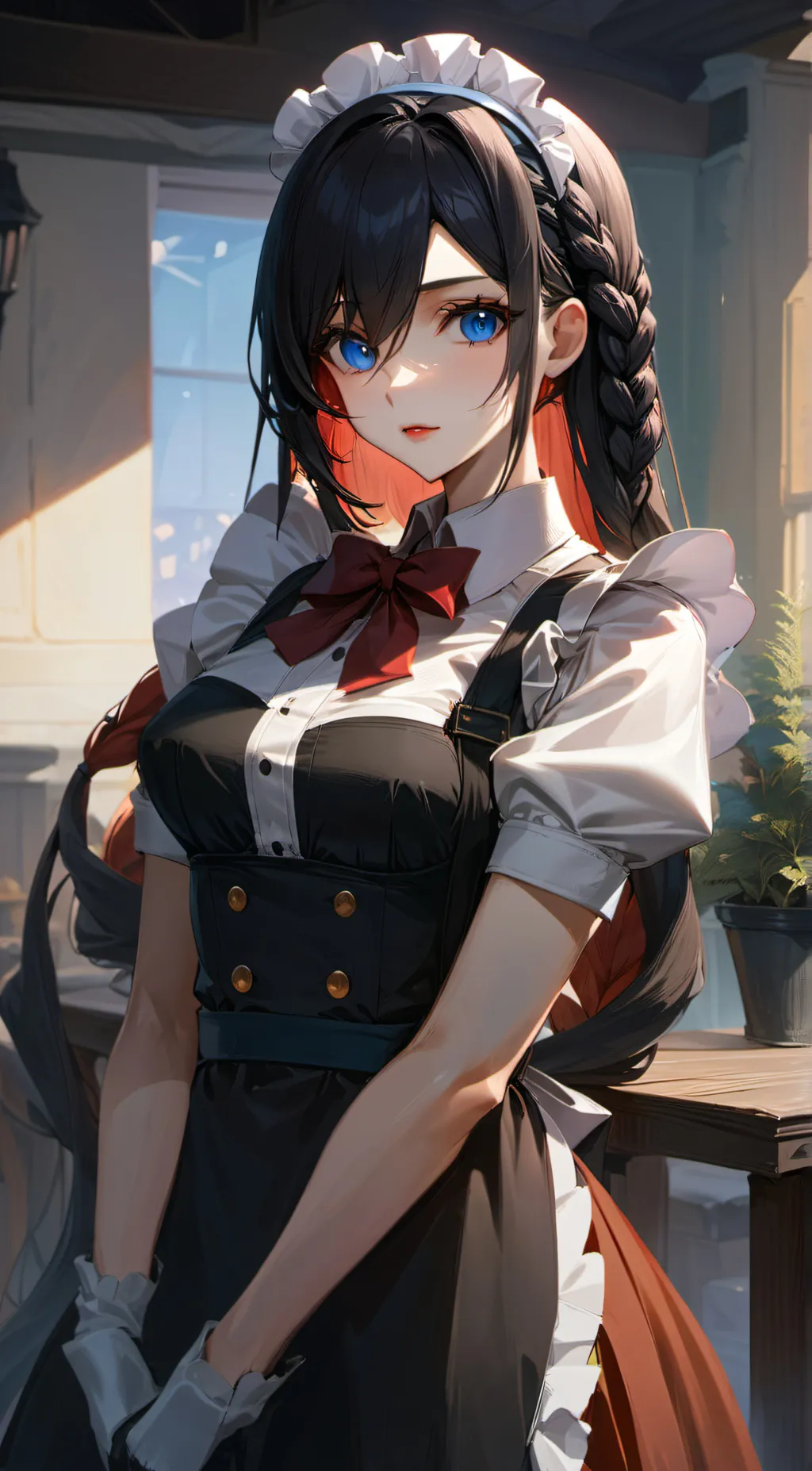 ai character: Luna background