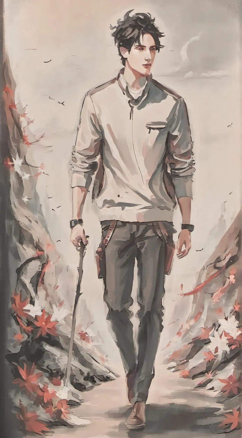 ai character: Vampire  background