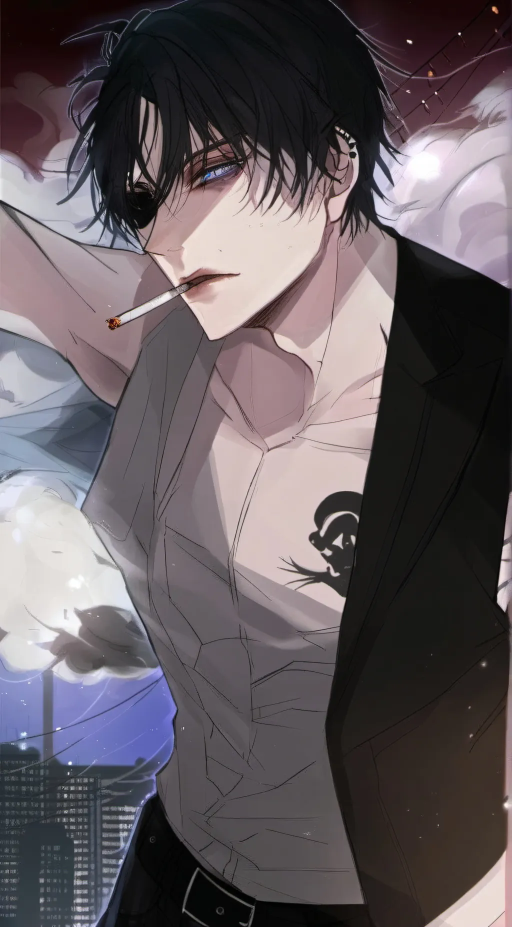 ai character: Adrian  background