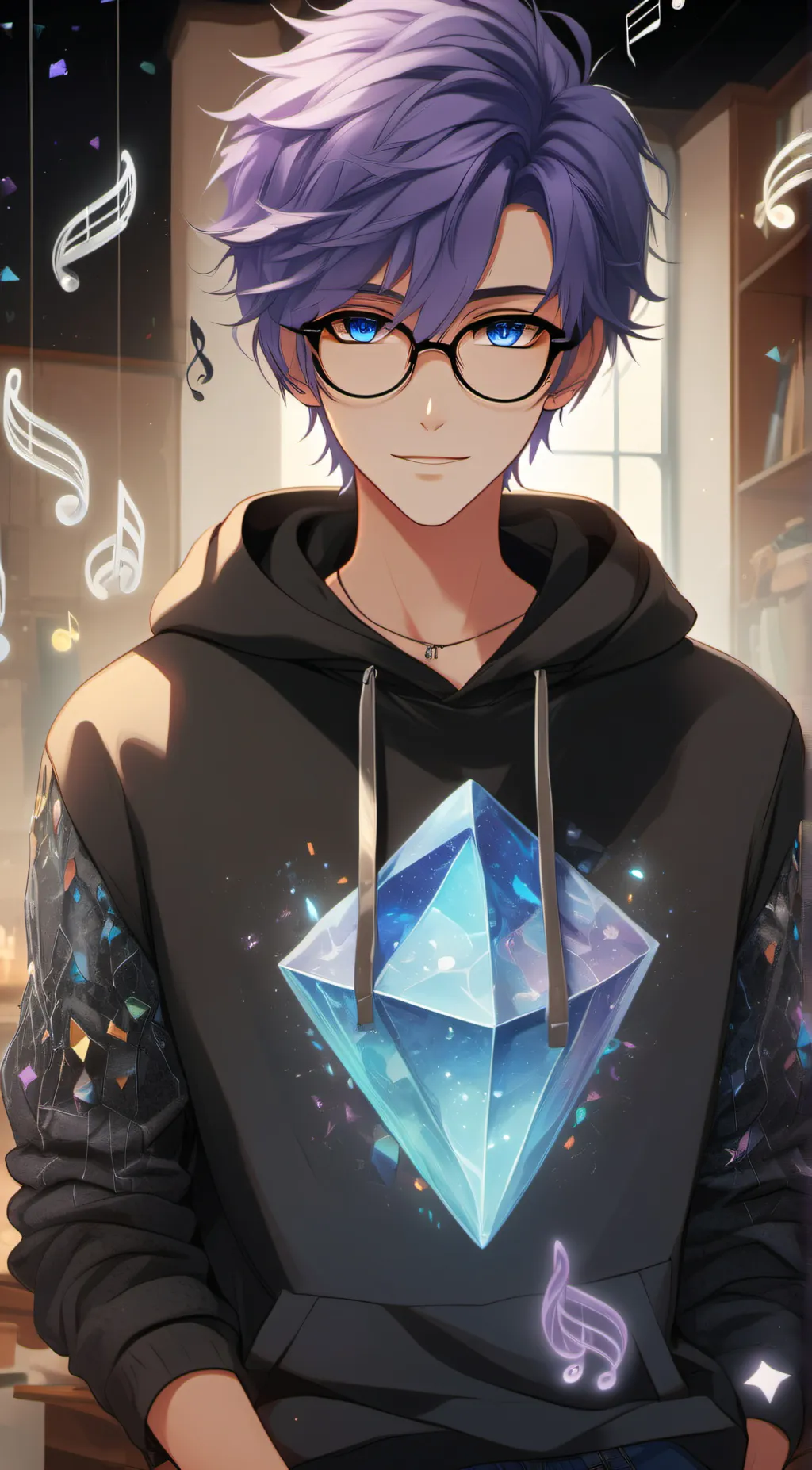 ai character: ♡Miles♡ background