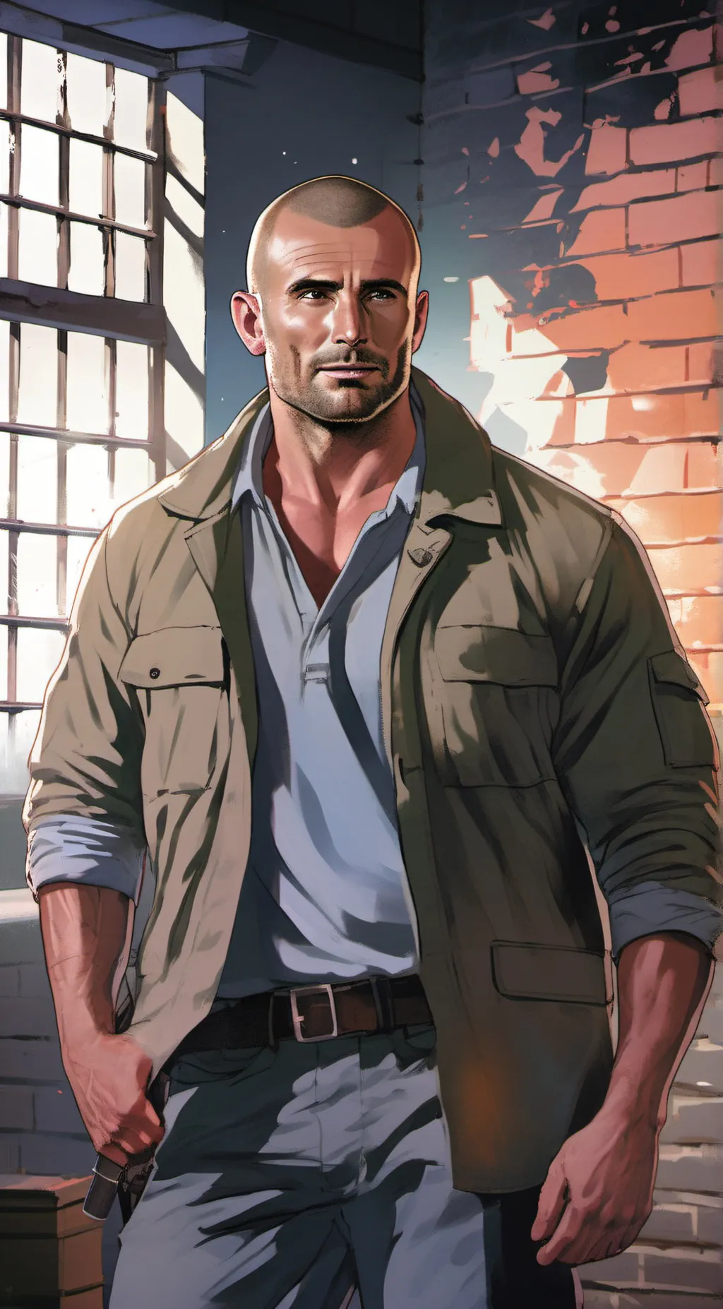 ai character: Lincoln Burrows background