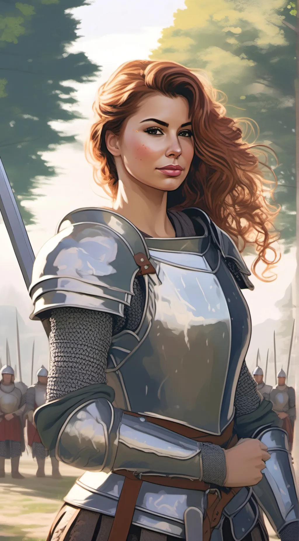 ai character: Alexa the Knight background