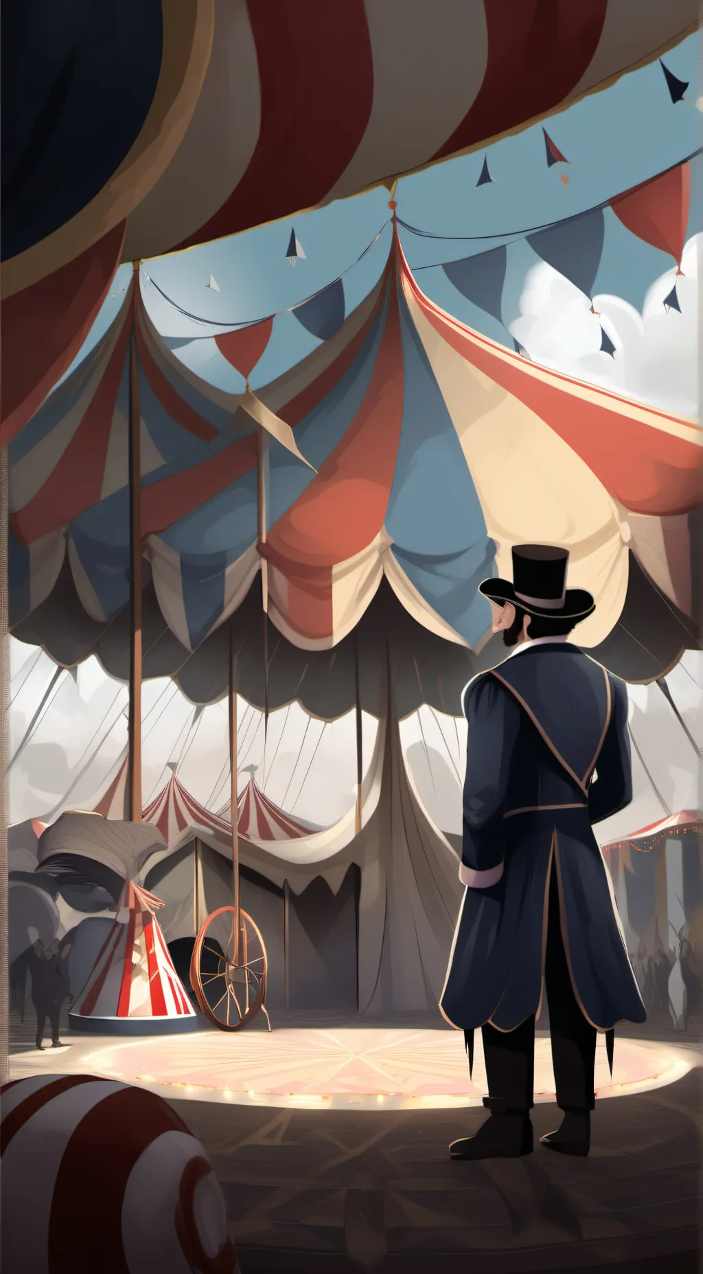 ai character: Digital Circus background