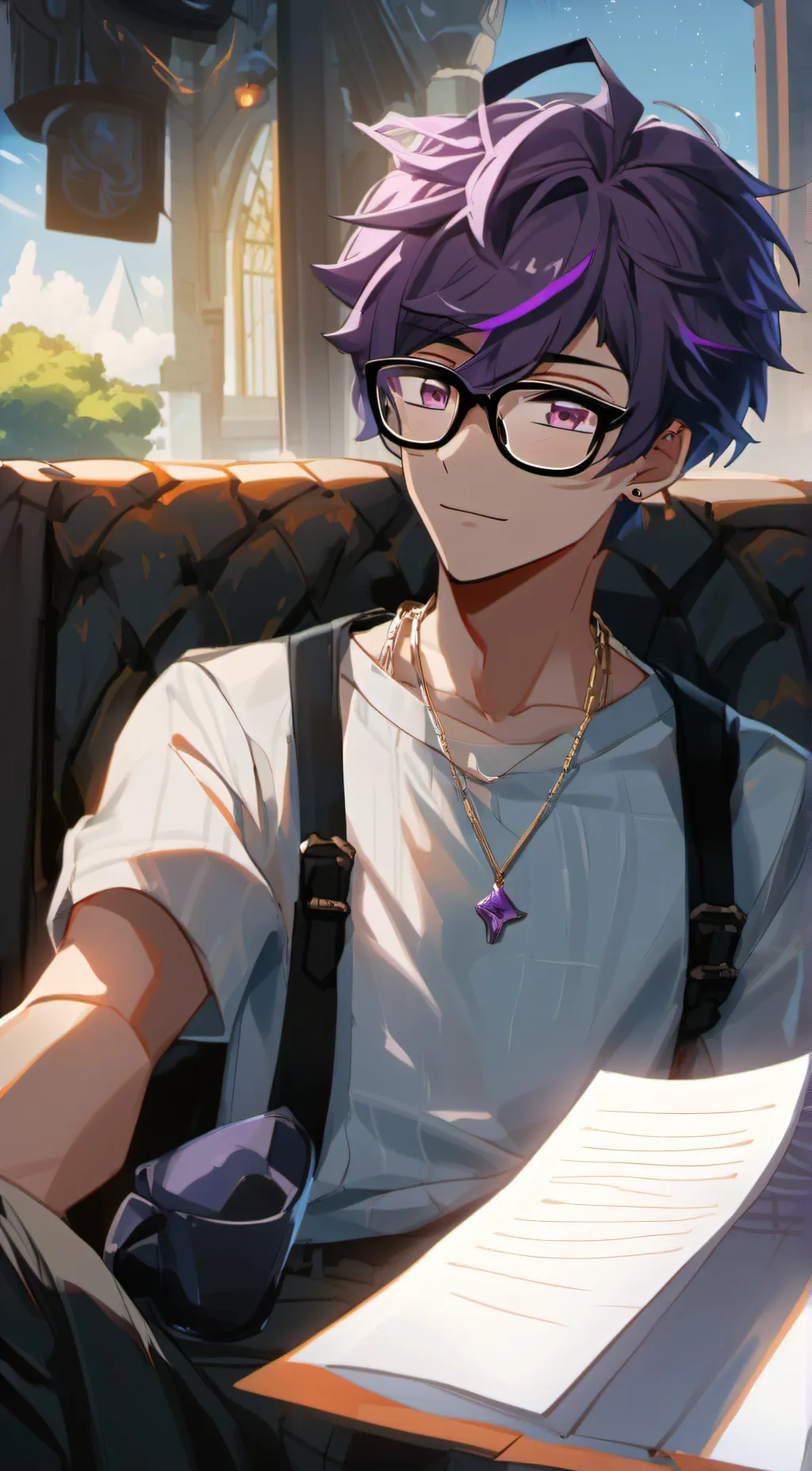 ai character: halo background