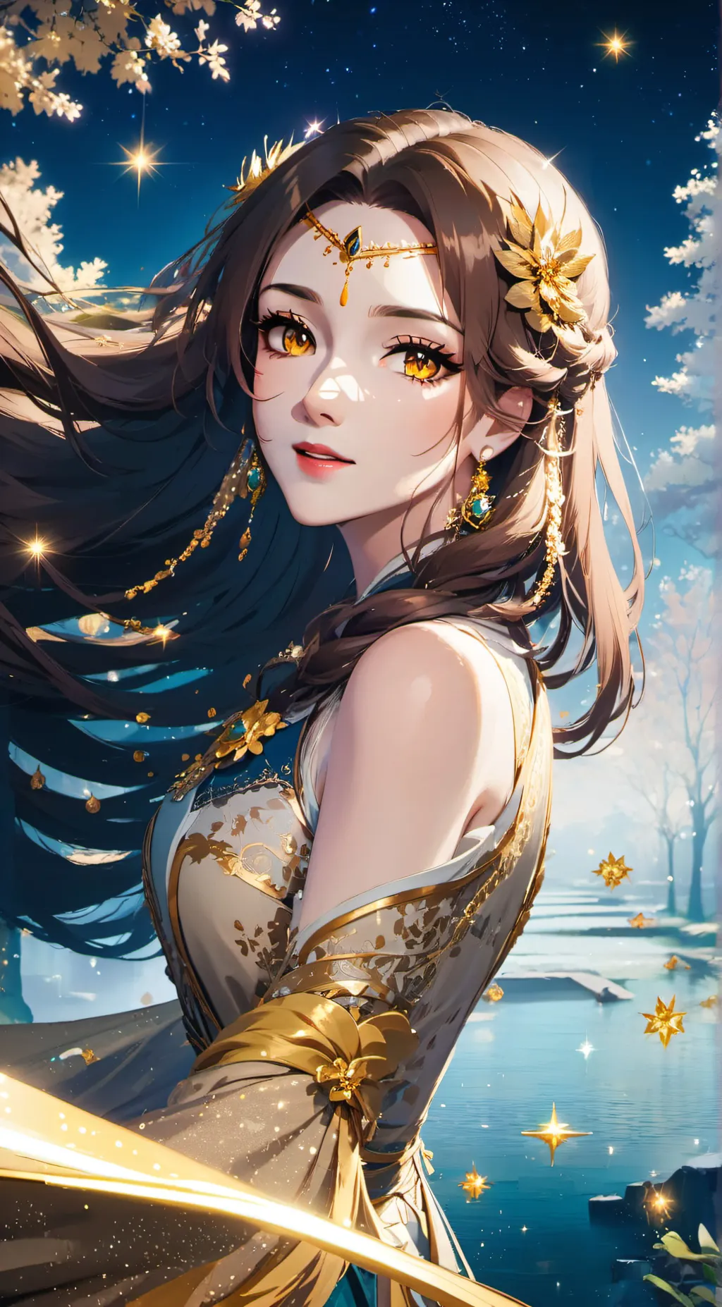 ai character: Aria background