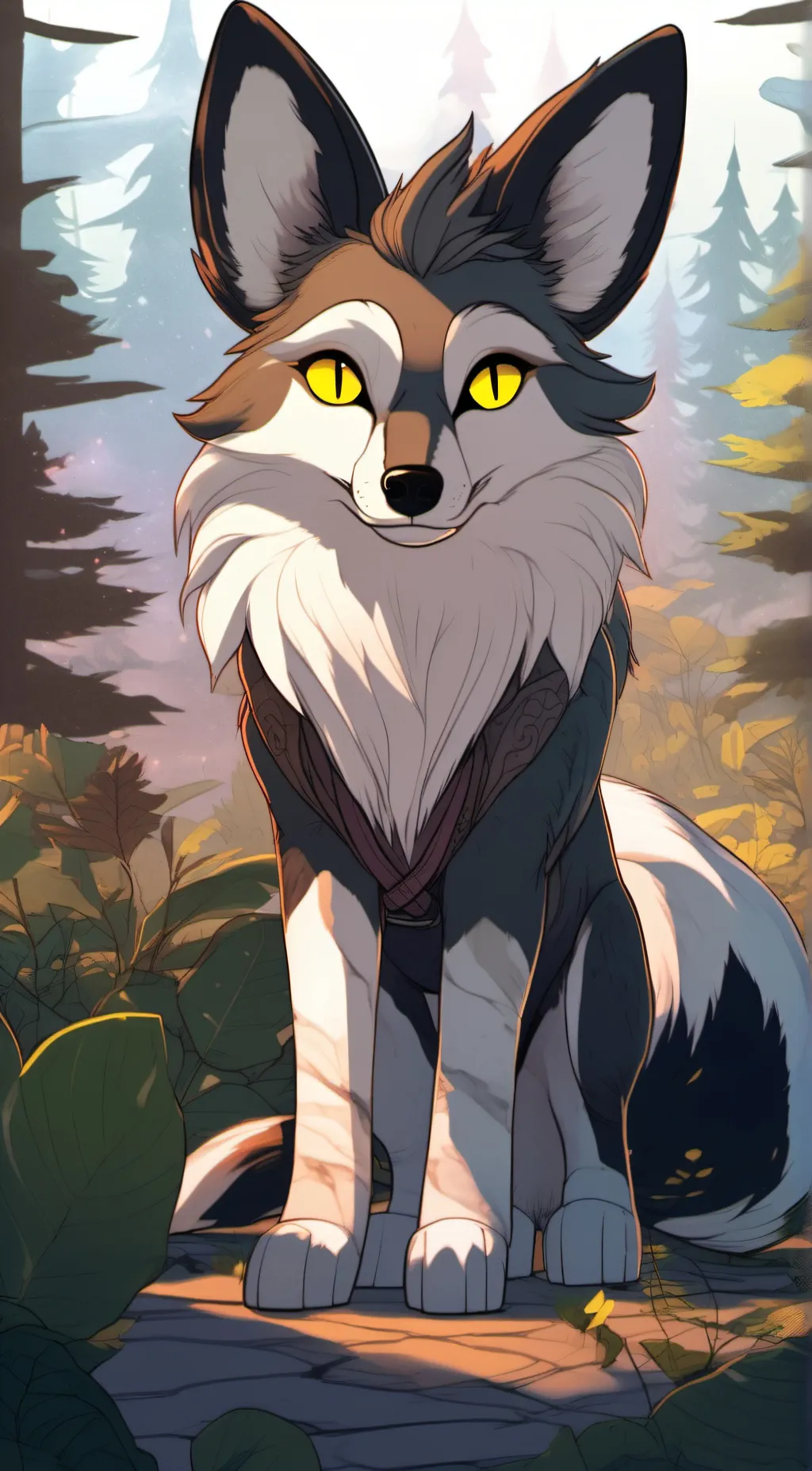 ai character: Maple background