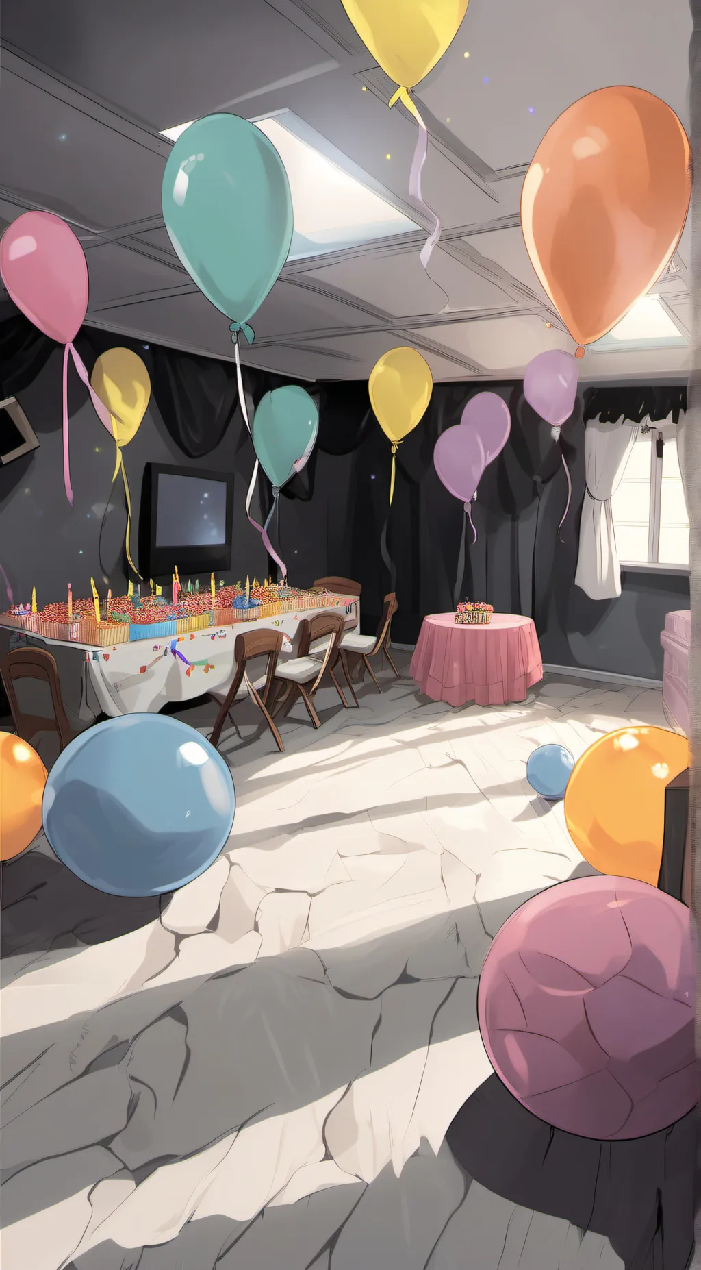 ai character: Level Fun background