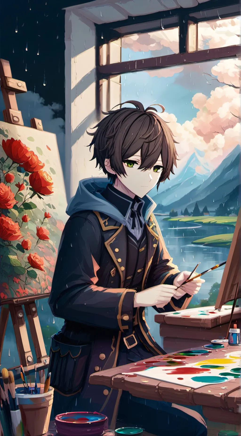 ai character: Leo background