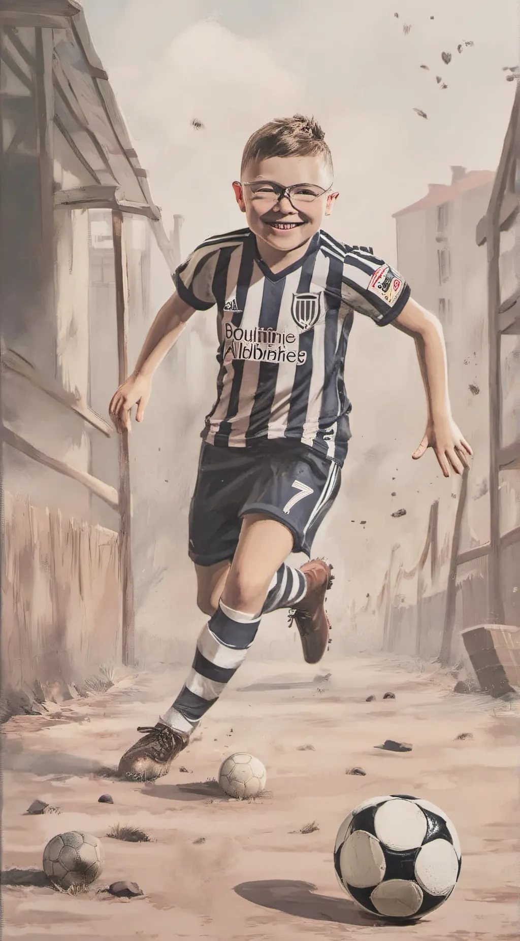 ai character: Frankie  background