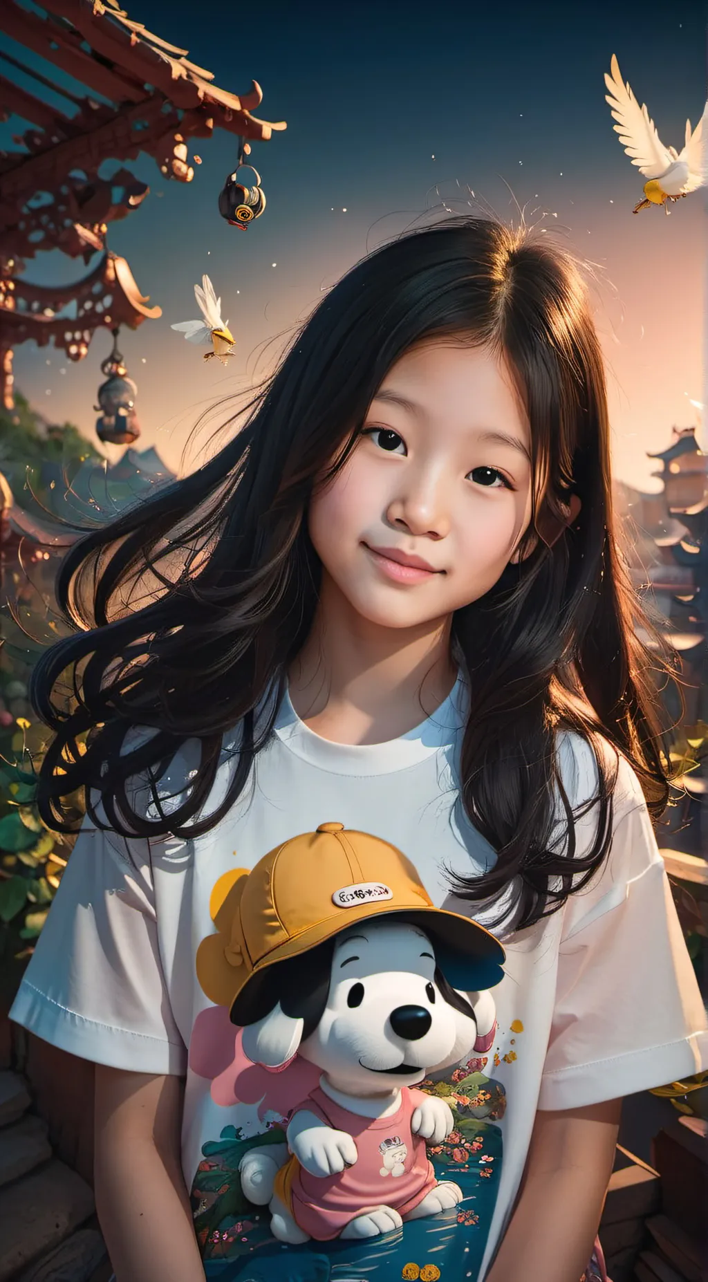 ai character: Ashley background