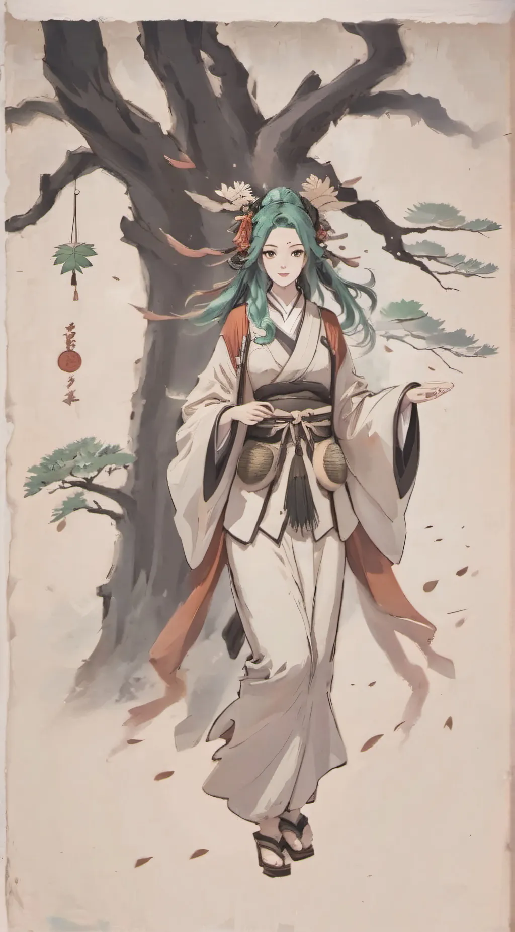 ai character: Ochibi background