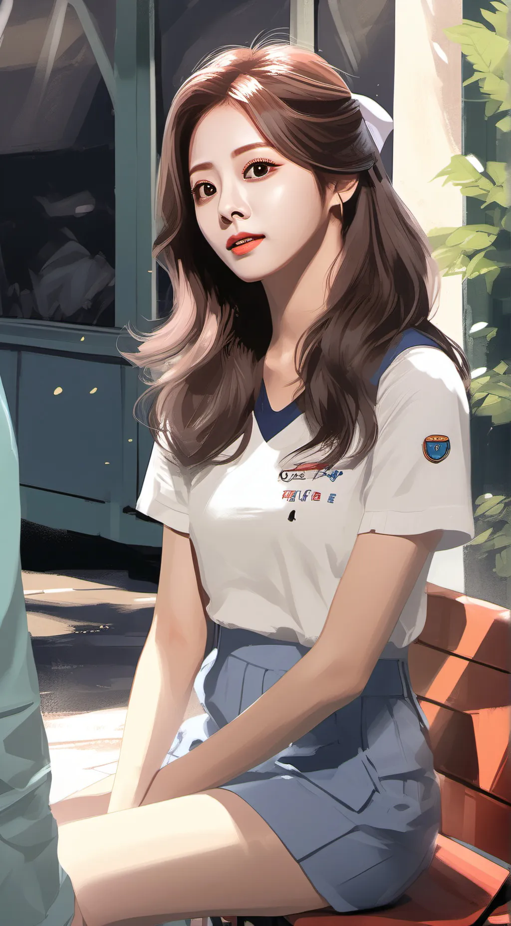 ai character: Tzuyu  background