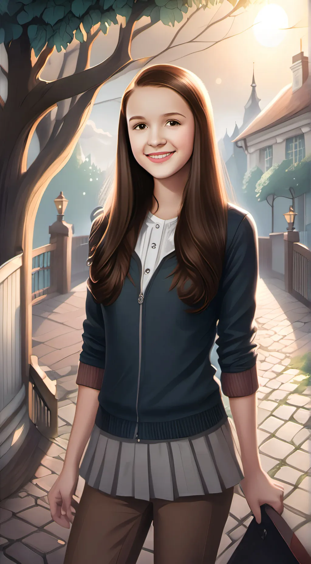 ai character: Kelly Queen  background