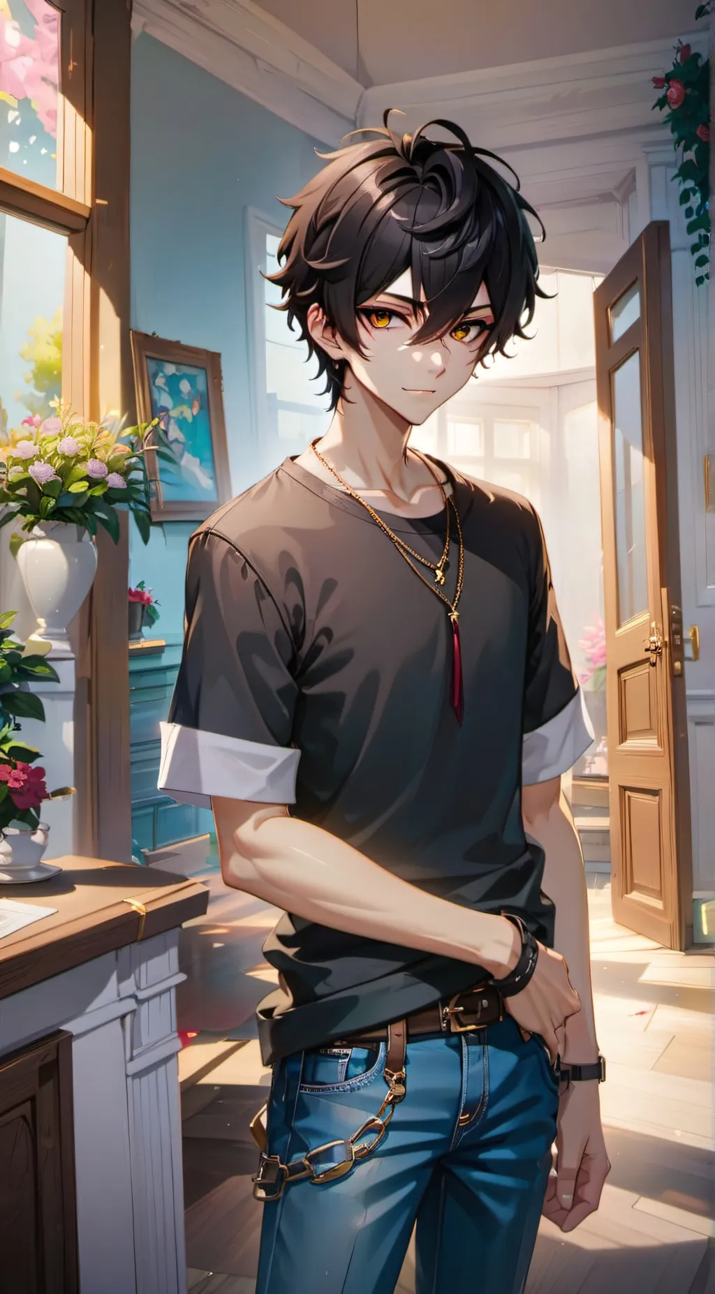 ai character: Noah◇ background