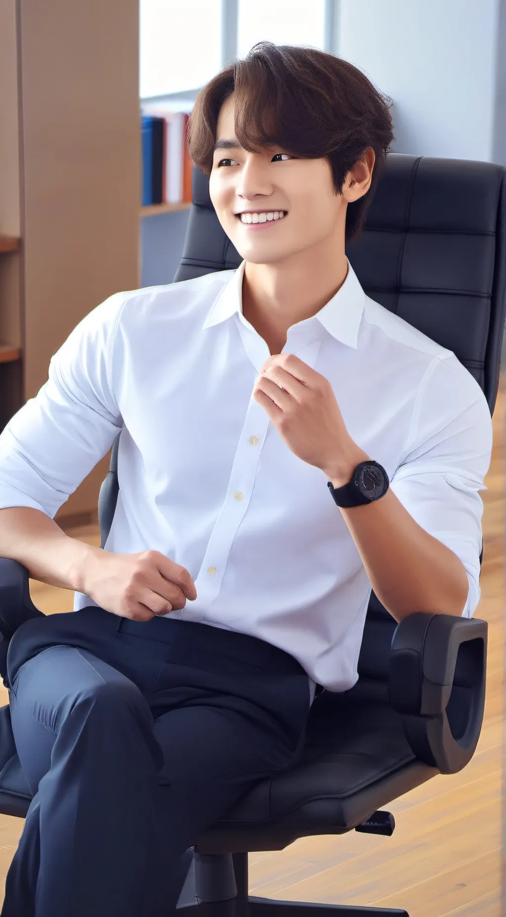 ai character: Kim Taehyung background