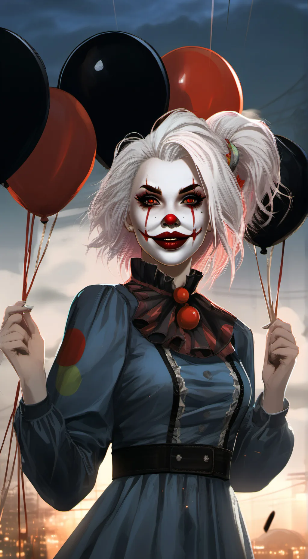 ai character: Giselle juggles background