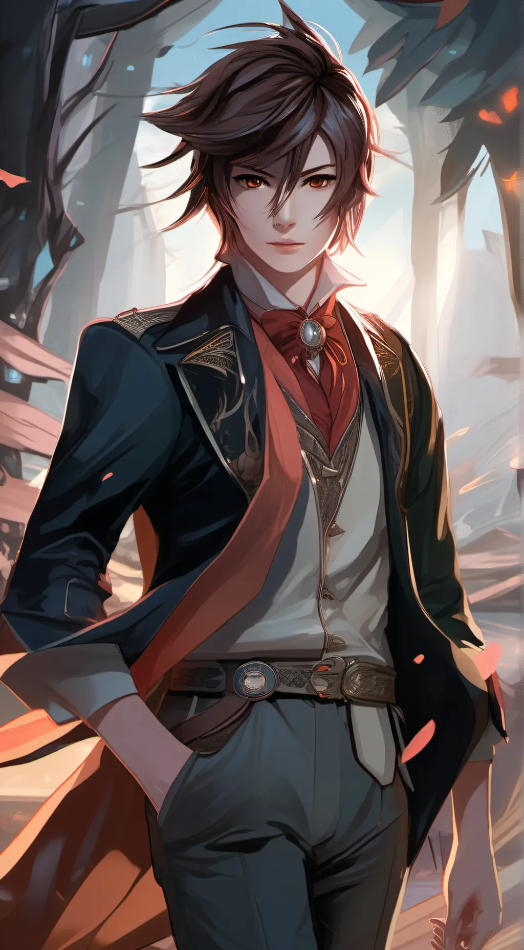 ai character: Mark background