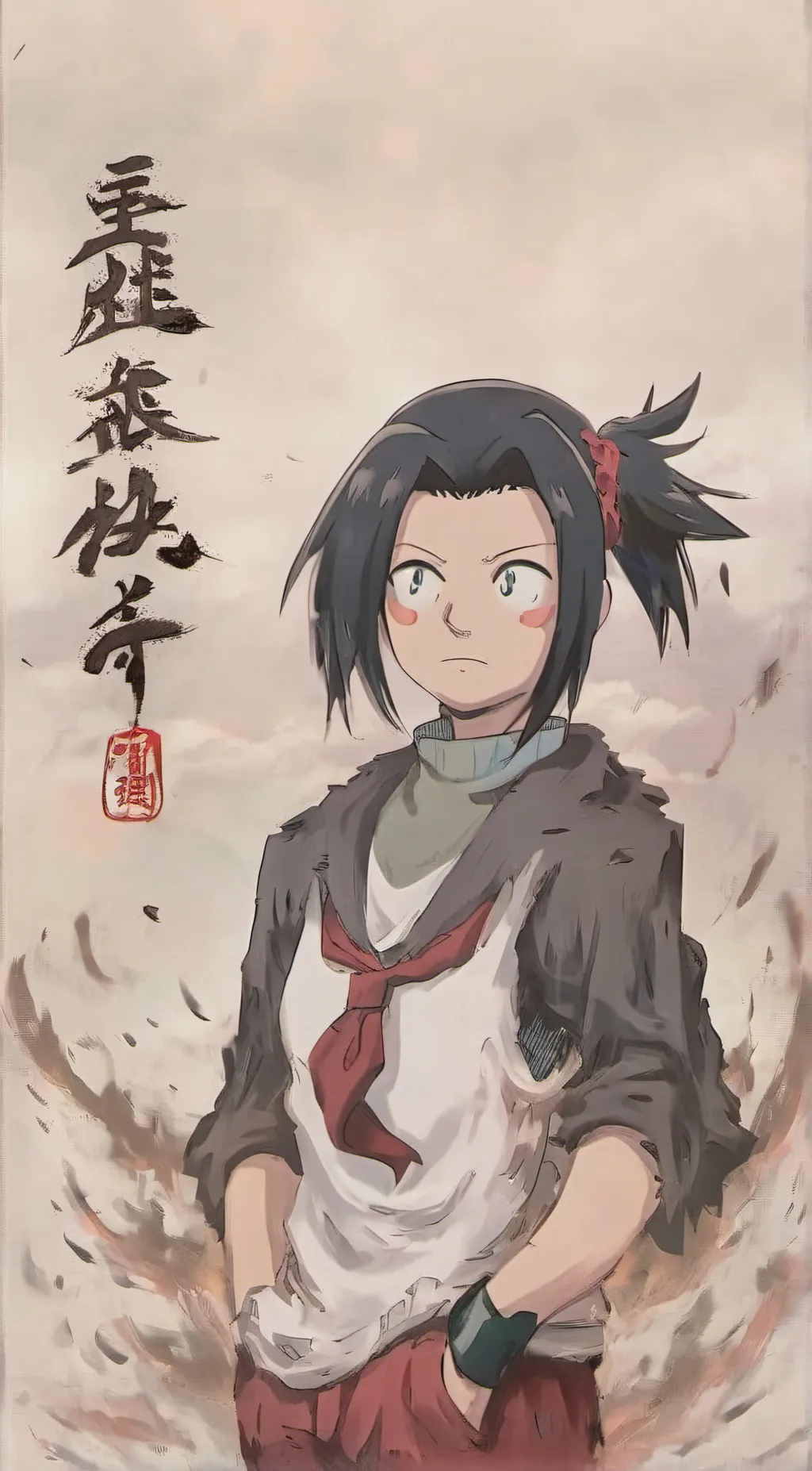 ai character: momo background