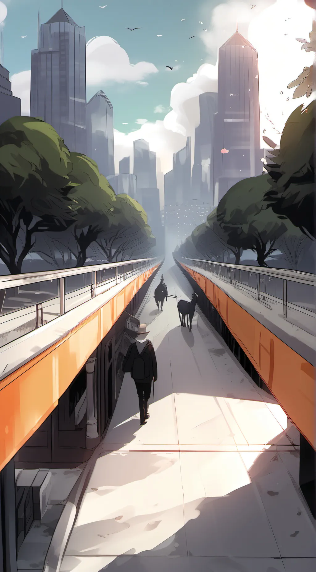 ai character: TELL ME ANY STORY  background