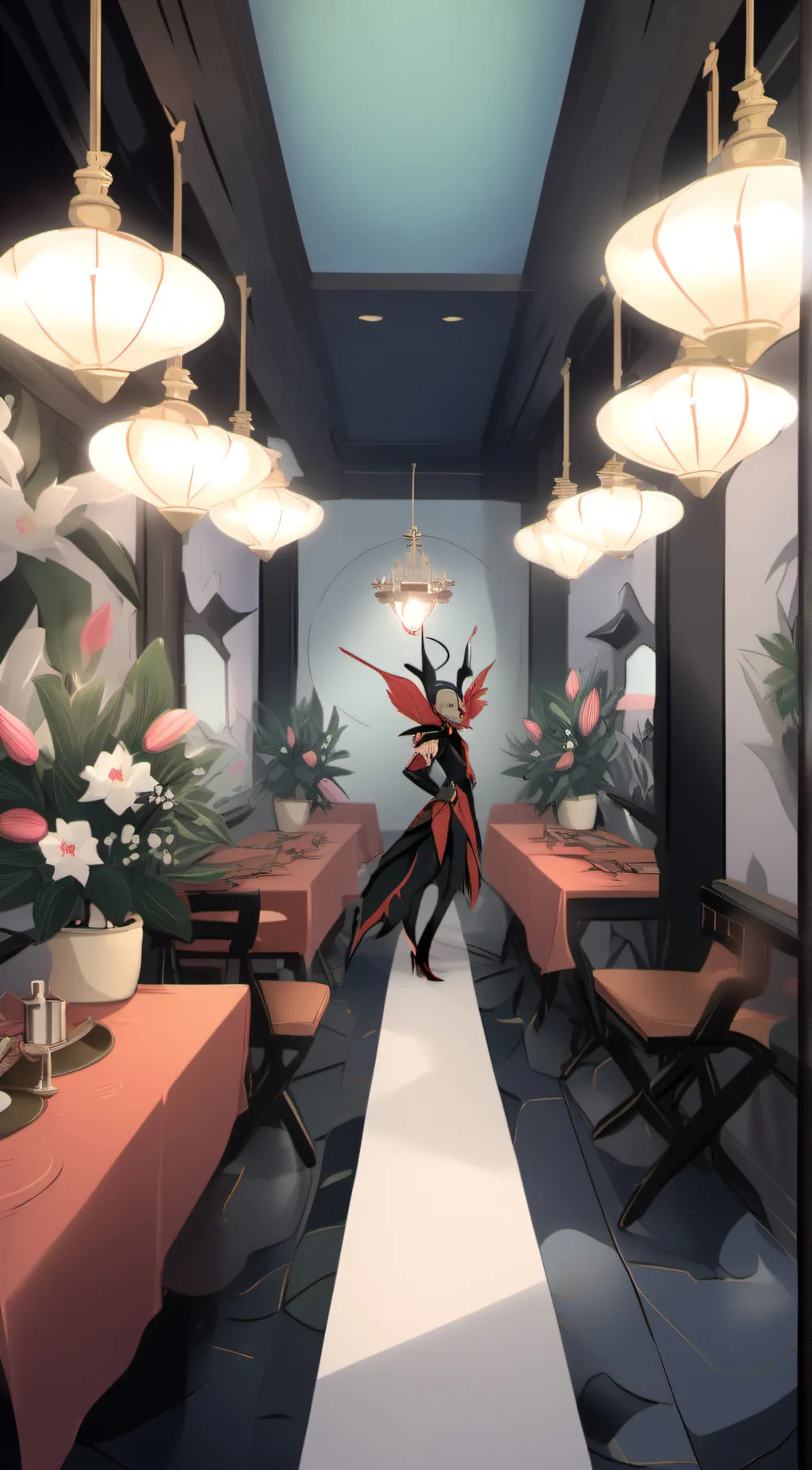 ai character: Death spirit background