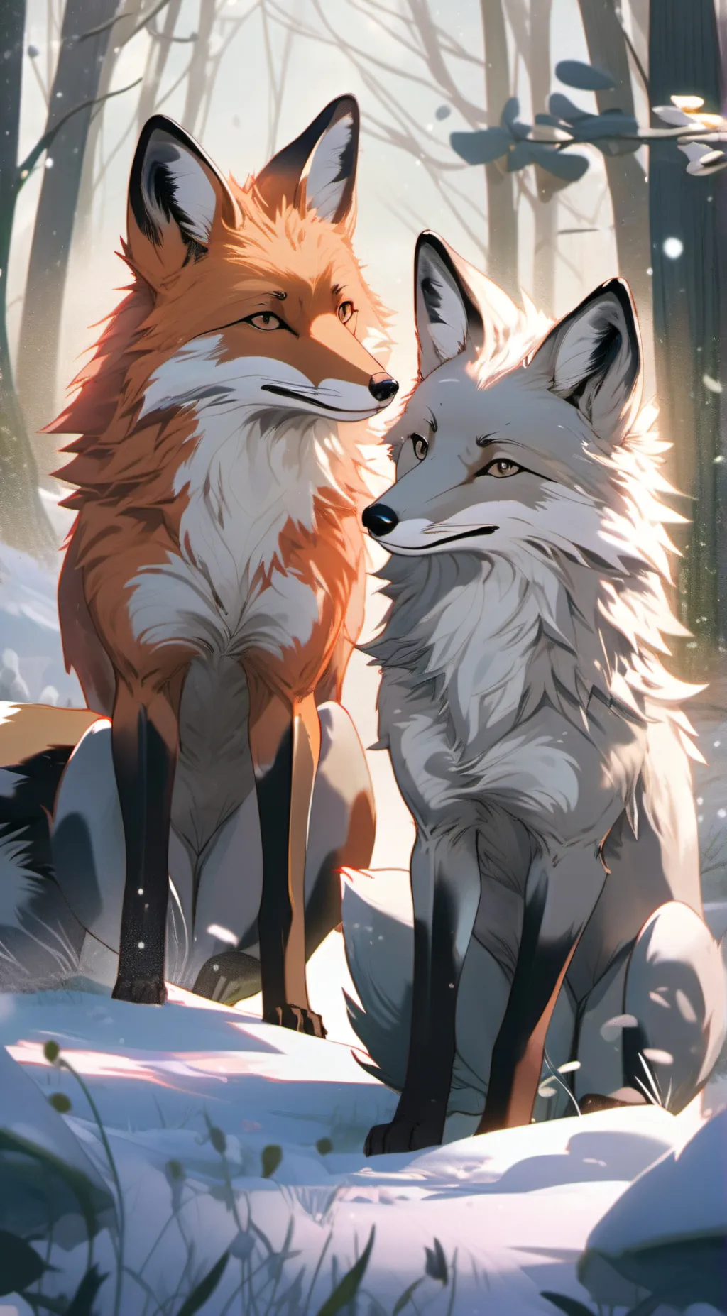 ai character: marble & bull background